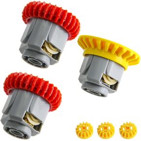 TEESE 24pcs Technic-Differential-Gear-Box-kit of 3, Compatible with Technic-Parts, for MOC Technic-Project-Track-Car-Bulk-Blocks
