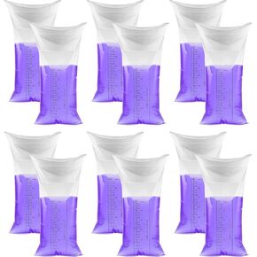 NOVAMEDIC 120 Pack Disposable Vomit Bags, 1000ml Leak Resistant Emesis Bags for Aircraft & Car Motion Sickness, Throw up, Nausea, Single-Use Barf & Puke Bags