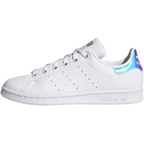 adidas Originals Stan Smith (End Plastic Waste) Sneaker, White/White/Green, 1.5 US Unisex Little Kid