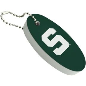 GRAPHICS & MORE Michigan State Block S Floating Keychain Oval Foam Fishing Boat Buoy Key Float