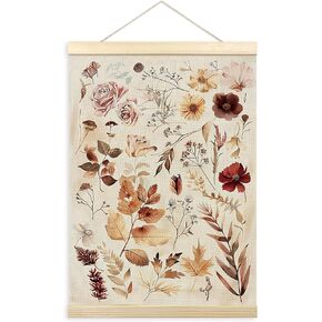 TLESKE Orange Gratitude Definition Thanksgiving Poster Hanger Frame, Fall Autumn Decorations Hanging Wall Art Room Decor Framed for Living Room Bedroom, Appreciation Thanks Prints Pictures, 12x16in