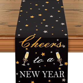 GRESATEK Christmas Table Runner Red Snowman, Xmas Table Decorations 13x72 Inch, Red Table Runner with Snowman Prints Let It Snow, for Christmas Table Centrepiece, Indoor Outdoor Home Party