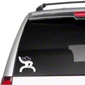 Hooey Car Vinyl Sticker Decal 4" bull rider rodeo urban farm ranch *B3*