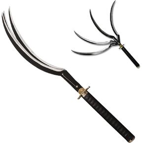 35" Anime Yumichika Ayasegawa's Samurai Sword Fuji Kujaku Katana for Cosplay, Display, Collection