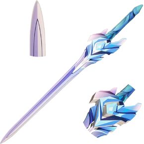 Jingliu Cosplay Sword of Anime Sword Cosplay Katana not Metal Prop for Costume Play Halloween Cosplay Gift
