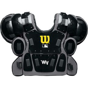 WILSON Pro Gold 2 Chest Protector - Air Management, Black, Large/X-Large