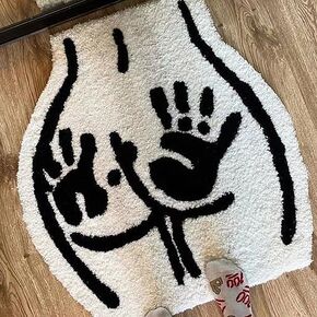 LAKEA Sexy Bathroom Rugs Soft Tufted Rugs Non-Slip Absorbent Handmade Rugs Bedroom Kitchen Bathroom Rugs Home Decor Room Decor