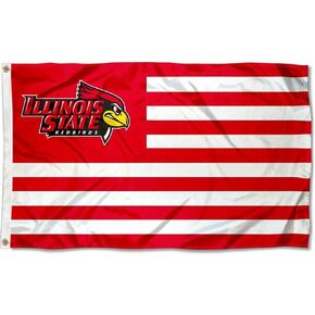 College Flags & Banners Co. Illinois State Redbirds Stars and Stripes Nation Flag