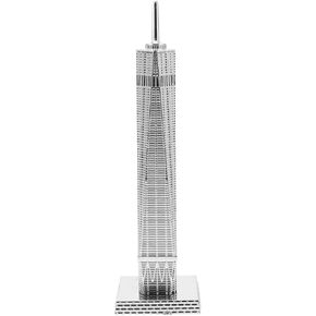 Alipis World Trade Center Freedom Tower Statues Metal New York City Building Replica Sculpture Souvenir Collectible for Home Office Desktop Decor