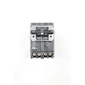 EATON BQC220250 Molded CASE Circuit Breaker 2P-20A 2P-50A 120/240V-AC
