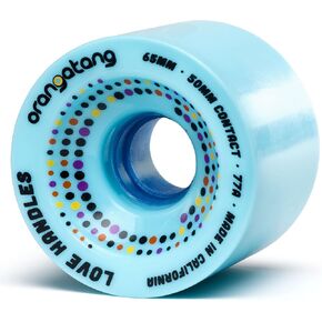 Orangatang Love Handles 65 mm Cruising Longboard Skateboard Wheels (Set of 4)