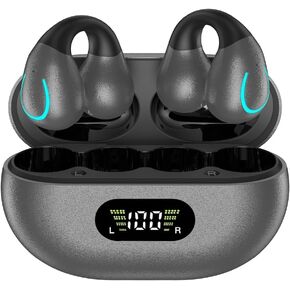 Wireless Earbuds Bluetooth 5.3 Headphones with Digital Display Charging Case Touch Control in-Ear Earphones with Built-in Microphone IPX7 Waterproof