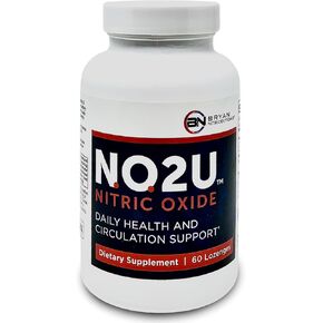 Bryan NITRICEUTICALS - Natural Nitric Oxide Supplements for Men & Women - Promotes Blood Circulation, Oxygen & Nutrient Delivery, Daily Wellness Support - No Gluten or Dairy - 60 Vegan Lozenges in Saudi Arabia