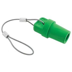Cap, Green, 300/400 Amp Male Single Pole