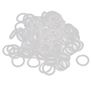 Qty 100 7mm OD 5mm ID 1mm Dia Food Grade Silicone Rubber Seal O-Ring