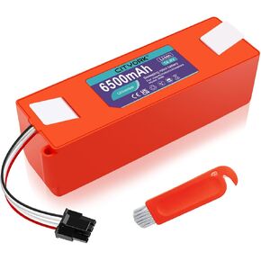 Battery for Xiaomi Roborock S8, S8+, S8 Plus, S8 Pro Ultra, S8 Max Ultra/ S4 Max/ S5/ S5Max/ S6 /S7/ S6Max/ S6 Pure/ S7 MAX/ S7 MaxV/ S7 Maxv Ultra Vacuum Robot, 14.4V 6500mAh