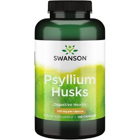 Swanson Psyllium Husks 610 Milligrams 100 Capsules