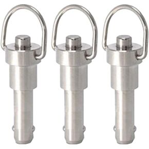 3 Pcs Stainless Steel Handle Push Button Pin, Pin, Diameter 6mm/0.24 inch, Length 15mm/0.59 inch in Kuwait
