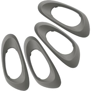 APPERFiT Interior Door Handle Bezel Trim Cover (4pcs) Compatible with Chevy Trailblazer 2002-2009 Replaces 15214501 15214502 15214506 15214507