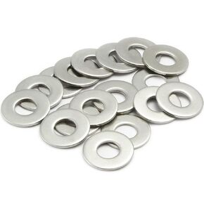 20 Pcs M4 Washers, M4 x 20mm Metal Flat Penny Washers Thickness 1mm- A2 304 Stainless Steel Washers, Large OD Plain Wide Metal Washers, Round Flat Spacer Repair Washer for Screws Bolts