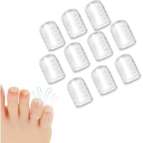 Silicone Anti-Friction Toe Protector, Silicone Toe Protectors, 2024 New Gel Toe Protectors, Breathable Little Toe Covers, Blisters, Calluses, and Corns Protection (10)