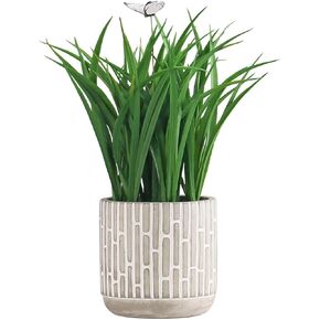 11''Artificial Wheat Grass Potted Plants Realistic Faux Plant for Office Home Décor