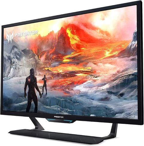 شاشة ألعاب Acer Predator CG437K Sbmiipuzx مقاس 42.5 بوصة 4K UHD 3840 x 2160 VA | مزامنة متكيفة، تدعم متوافق مع NVIDIA G-SYNC | 144 هرتز | 1 مللي ثانية (VRB) | DisplayHDR 1000| 1xUSB Type-C، 1xDP 1.4، 2xHDMI 2.1 in Saudi Arabia