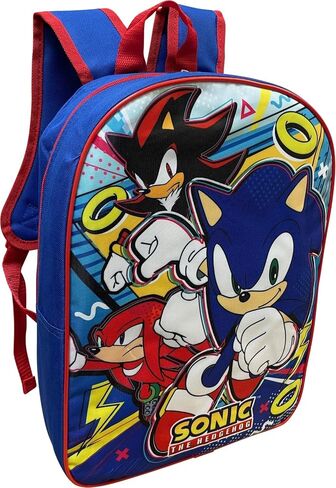 Ruz Sonic The Hedgehog Kid's Licensed 15 Inch School Backpack (Sonic I) in Kuwait