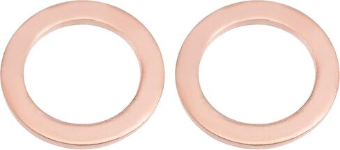 NACX M8 x 14mm x 1mm Copper Flat Washers, Copper Crush Metric Sealing Washers for Screws Bolts, 60Pcs in Saudi Arabia