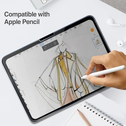 ProCase Privacy Screen Protector for iPad Pro/Air 13-Inch 2024; Anti-Spy Tempered Glass Film Guard for 2024 iPad Pro 7th/iPad Air 6th Gen 13" in Kuwait