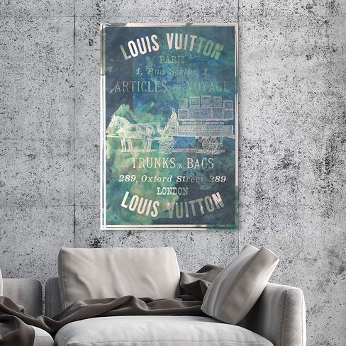 The Oliver Gal Artist Co. Modern 24.0 in x 36.0 in, Articles on the Water, Canvas Wall Art, Office, Green in Kuwait