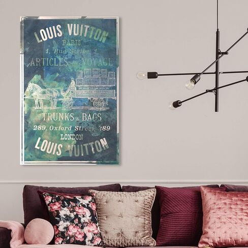 The Oliver Gal Artist Co. Modern 24.0 in x 36.0 in, Articles on the Water, Canvas Wall Art, Office, Green in Kuwait