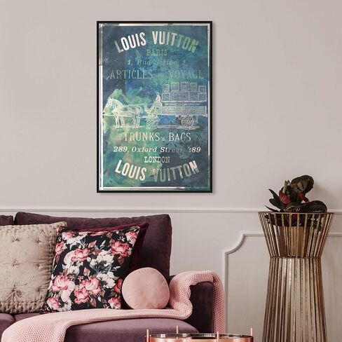The Oliver Gal Artist Co. Modern 24.0 in x 36.0 in, Articles on the Water, Canvas Wall Art, Office, Green in Kuwait