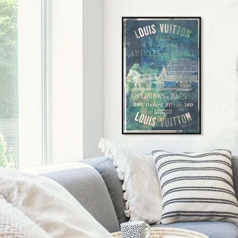 The Oliver Gal Artist Co. Modern 24.0 in x 36.0 in, Articles on the Water, Canvas Wall Art, Office, Green in Kuwait