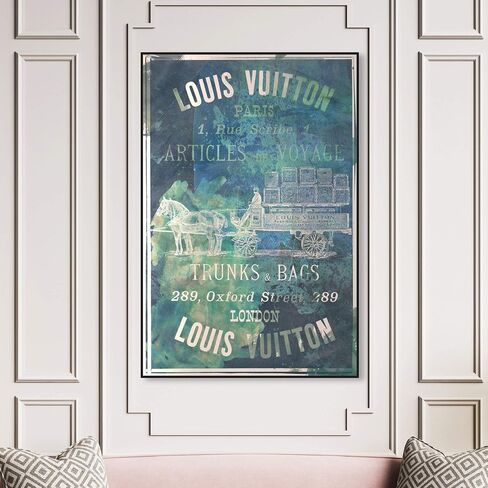 The Oliver Gal Artist Co. Modern 24.0 in x 36.0 in, Articles on the Water, Canvas Wall Art, Office, Green in Kuwait