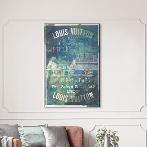 The Oliver Gal Artist Co. Modern 24.0 in x 36.0 in, Articles on the Water, Canvas Wall Art, Office, Green in Kuwait