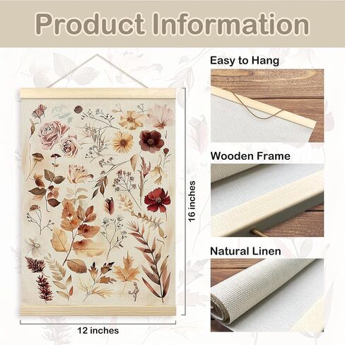 TLESKE Orange Gratitude Definition Thanksgiving Poster Hanger Frame, Fall Autumn Decorations Hanging Wall Art Room Decor Framed for Living Room Bedroom, Appreciation Thanks Prints Pictures, 12x16in in Kuwait