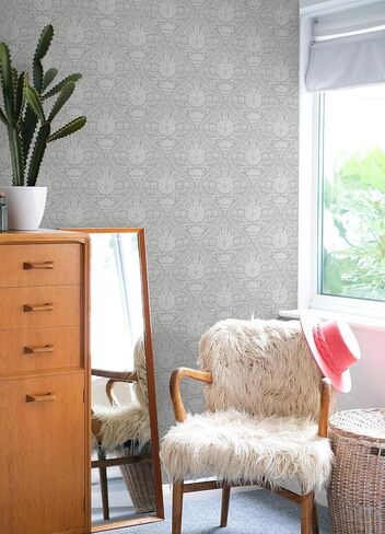 RoomMates Disney Mickey Mouse Blue Block Print Peel & Stick Wallpaper, RMK12787PLW in Saudi Arabia