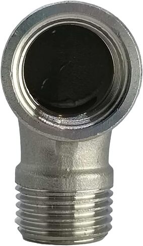 AF هيدرو الفولاذ المقاوم للصدأ SS316 90 درجة شارع الكوع تركيب الأنابيب 1/2 "NPT ذكر × 1/2" NPT أنثى الموضوع، تصنيف الضغط يصل إلى 150 رطل لكل بوصة مربعة، محول موصل فئة 150، 2 جهاز كمبيوتر شخصى في حزمة in Kuwait