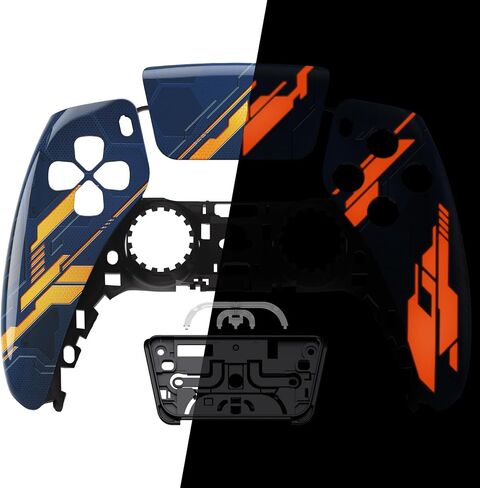 eXtremeRate Spider Armor Front Housing Shell with Touchpad Compatible with ps5 Controller BDM-010 BDM-020 BDM-030 BDM-040, DIY Replacement Shell Custom Touch Pad Cover Compatible with ps5 Controller in Saudi Arabia