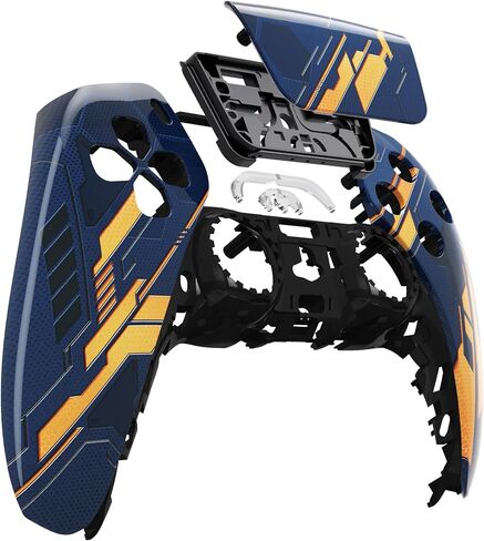 eXtremeRate Spider Armor Front Housing Shell with Touchpad Compatible with ps5 Controller BDM-010 BDM-020 BDM-030 BDM-040, DIY Replacement Shell Custom Touch Pad Cover Compatible with ps5 Controller in Saudi Arabia