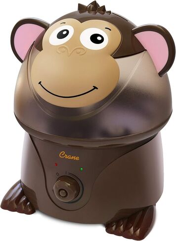 Crane Adorables Ultrasonic Humidifiers for Bedroom and Baby Nursery, 1 Gallon Cool Mist Air Humidifier for Large Room or Kid's Room, Humidifier Filters Optional, Train in Kuwait