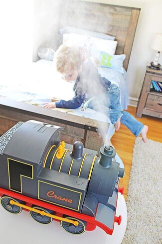 Crane Adorables Ultrasonic Humidifiers for Bedroom and Baby Nursery, 1 Gallon Cool Mist Air Humidifier for Large Room or Kid's Room, Humidifier Filters Optional, Train in Kuwait