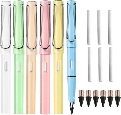 pencil Clips, pencil holder Silver Metal Clips Sliding Epoxy Pen golf pencil Clips Pocket Clips,Clip Shirt Study Holder Portable Hanging 2 Style (20 Pieces) in Saudi Arabia