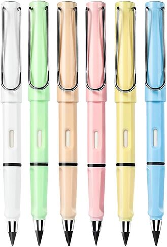 pencil Clips, pencil holder Silver Metal Clips Sliding Epoxy Pen golf pencil Clips Pocket Clips,Clip Shirt Study Holder Portable Hanging 2 Style (20 Pieces) in Saudi Arabia