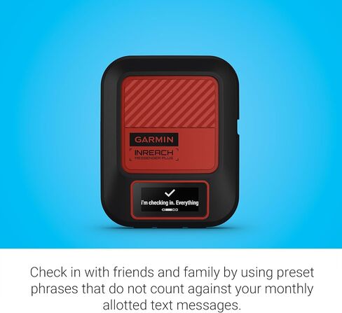 Garmin inReach Messenger Plus GPS Satellite Communicator with Photo, Text & Voice Messaging | Be Safe When Off The Grid with SOS Messaging and Access to Emergency Services | Signature Power Bundle in Saudi Arabia