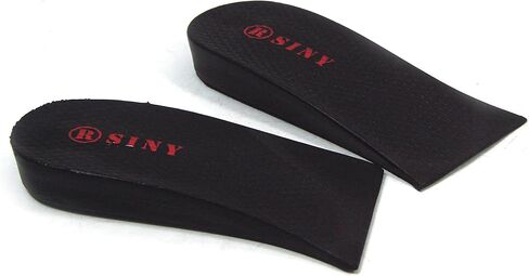 SINY® طبقة واحدة (2 سم) ارتفاع لزيادة طول نعال الحذاء وسادة وسادة للرجال والنساء كعب أسود in Kuwait