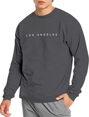 Men's T-Shirts Tee Shirts Mens Letter Print Men Long Sleeve T Shirts Men Graphic T Shirts Men Shirts Long Sleeve in Saudi Arabia
