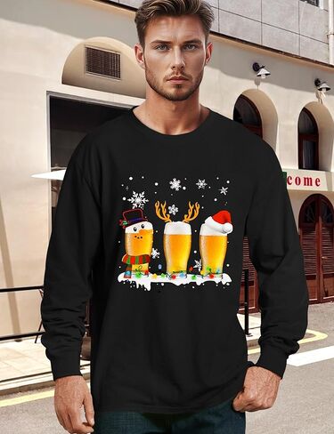 Men's T-Shirts Tee Shirts Mens Letter Print Men Long Sleeve T Shirts Men Graphic T Shirts Men Shirts Long Sleeve in Saudi Arabia