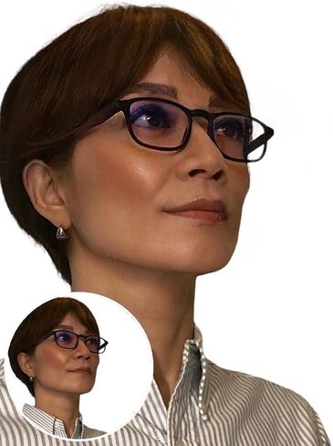 Blue Light Blocking Glasses Square Lightweight Frame Computer/Reading/Gaming/TV/Phones glasses Women Men in Saudi Arabia